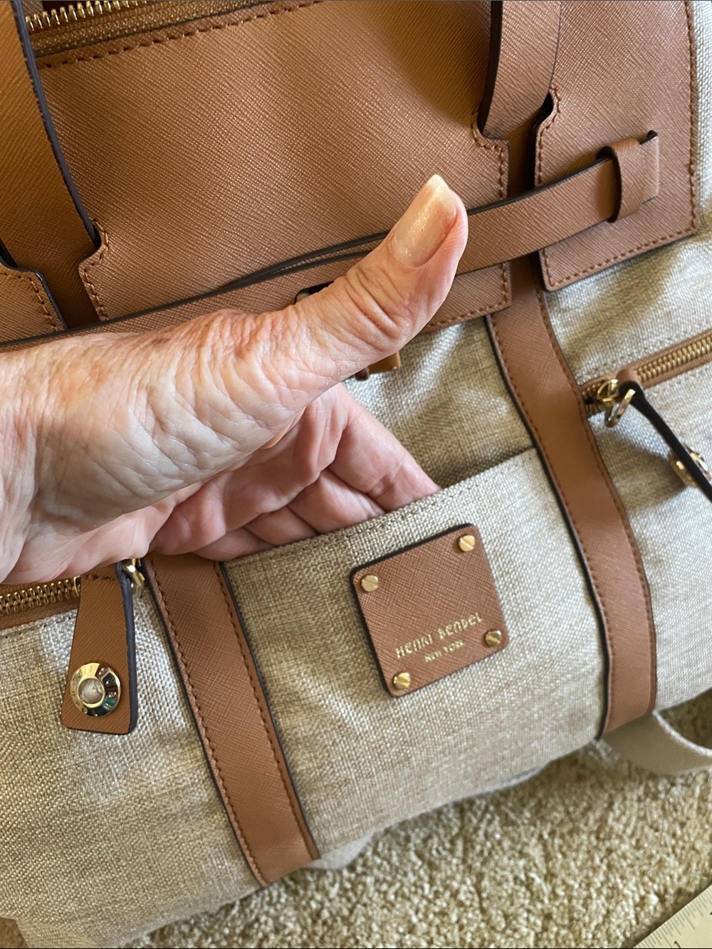 HENRI BENDEL JET SETTER TRAVEL BAG LIKE NEW! - Picture 13 of 15